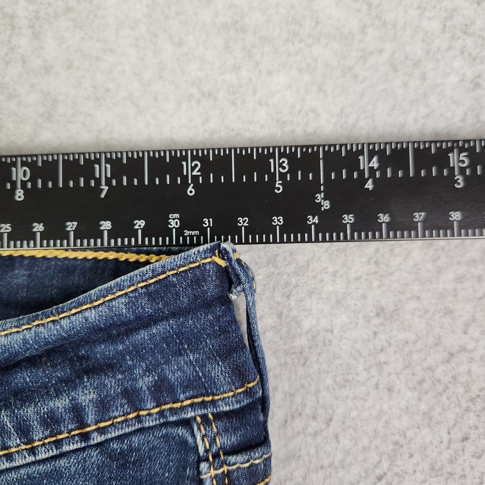 Denizen Levi's Jeans Women 24W Blue Denim High-Rise Dark Wash Stretch Skinny Leg - Picture 5 of 8